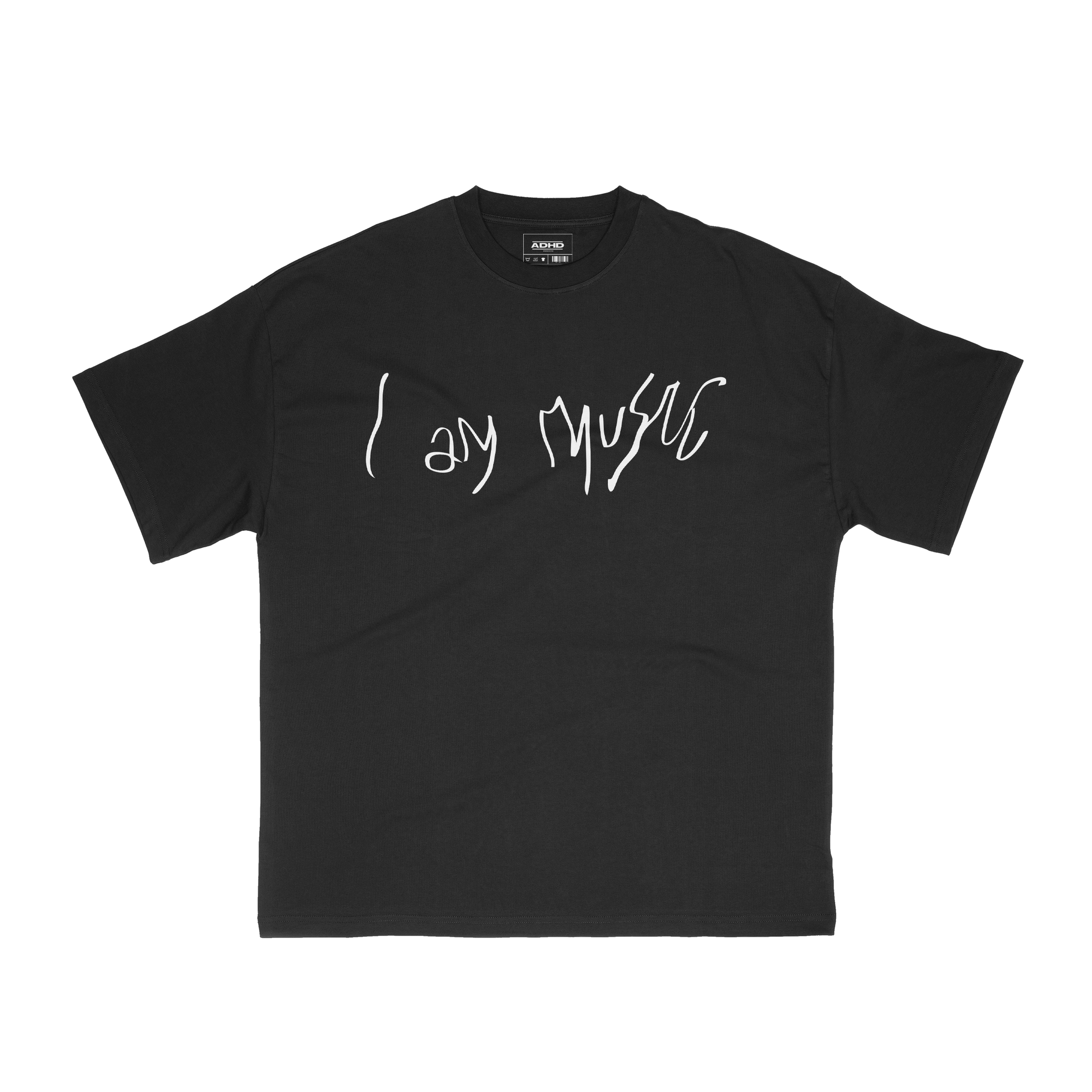 MUSIC_03 – cartoon heavyweight oversized tee