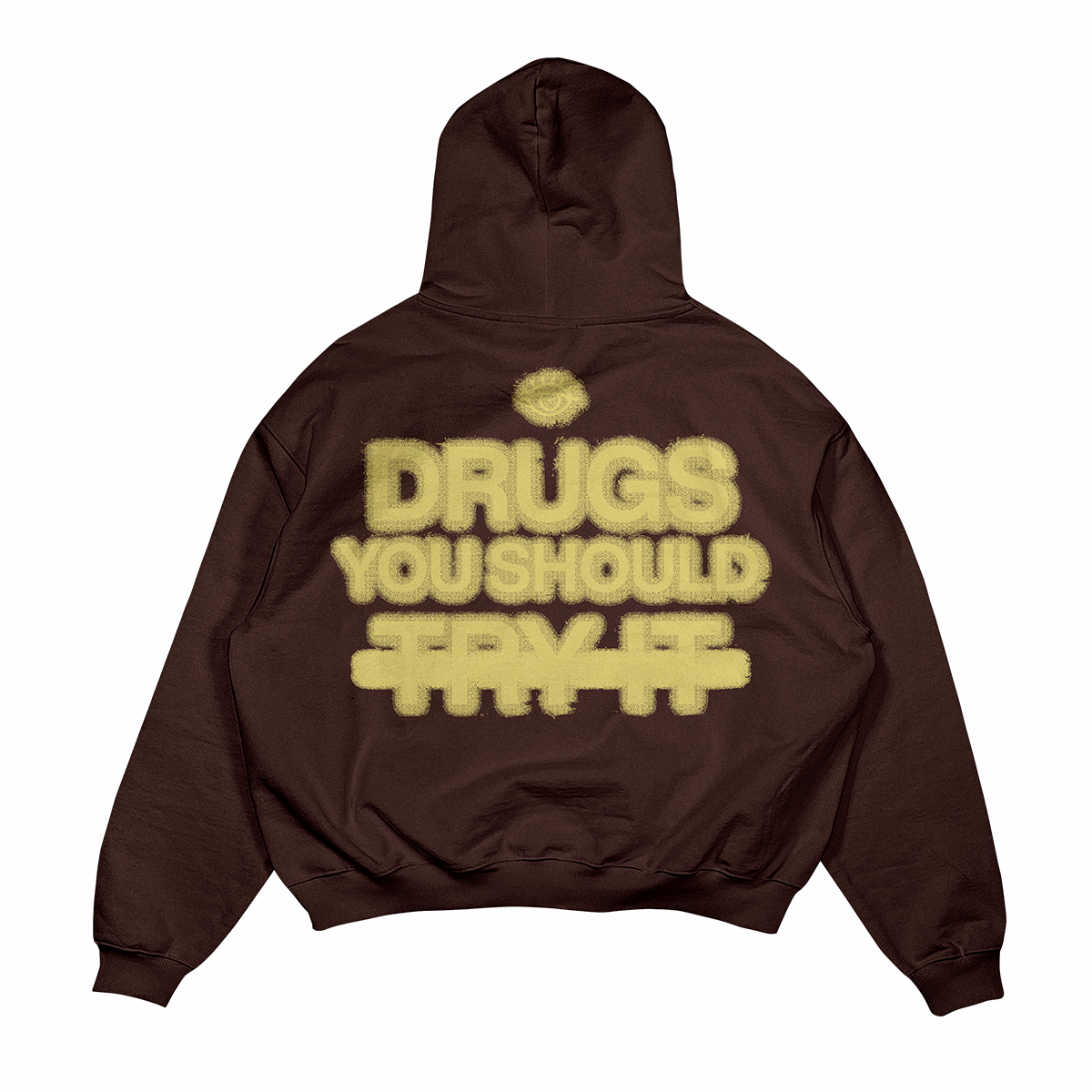 drugs heavyweight oversized hoodie