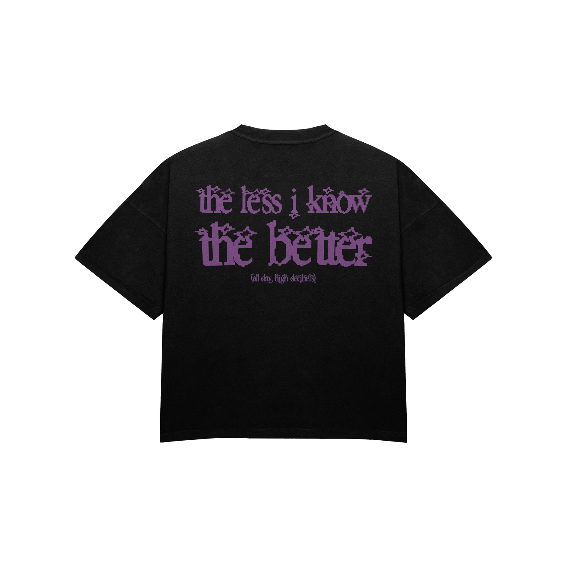 the less i know the better oversized tee S Black