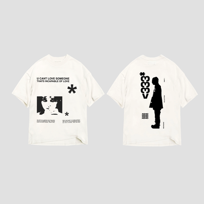 narcissist oversized tee