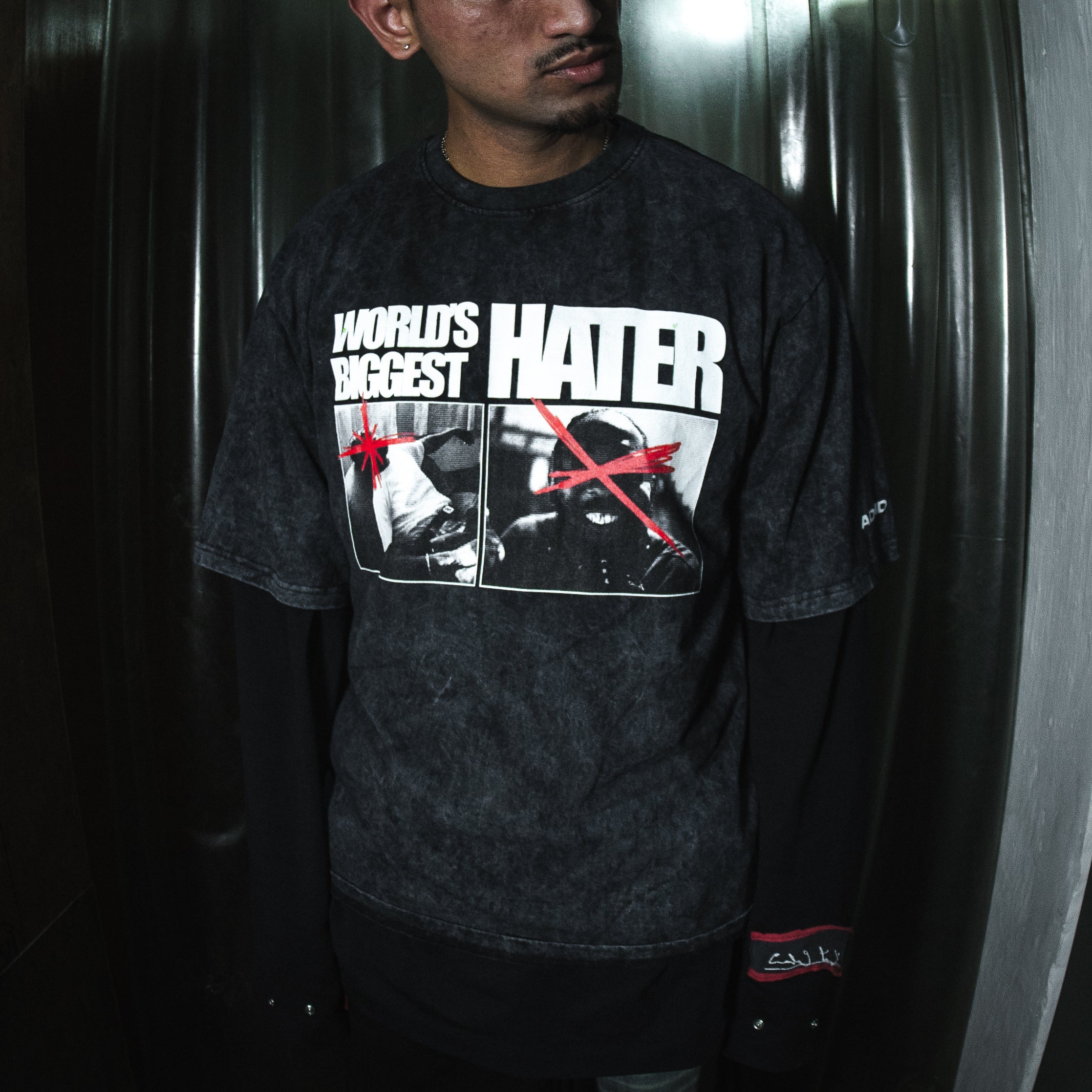 world's biggest hater washed v2 tee