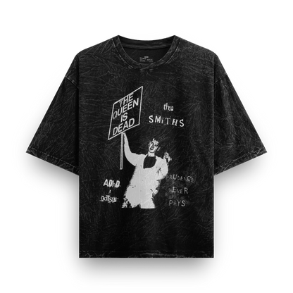 the smiths washed v3 oversized tee
