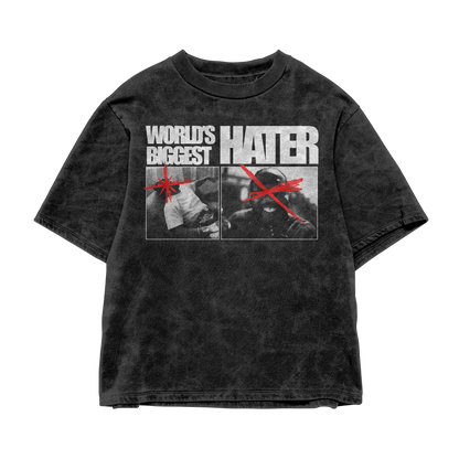 world's biggest hater washed v2 tee