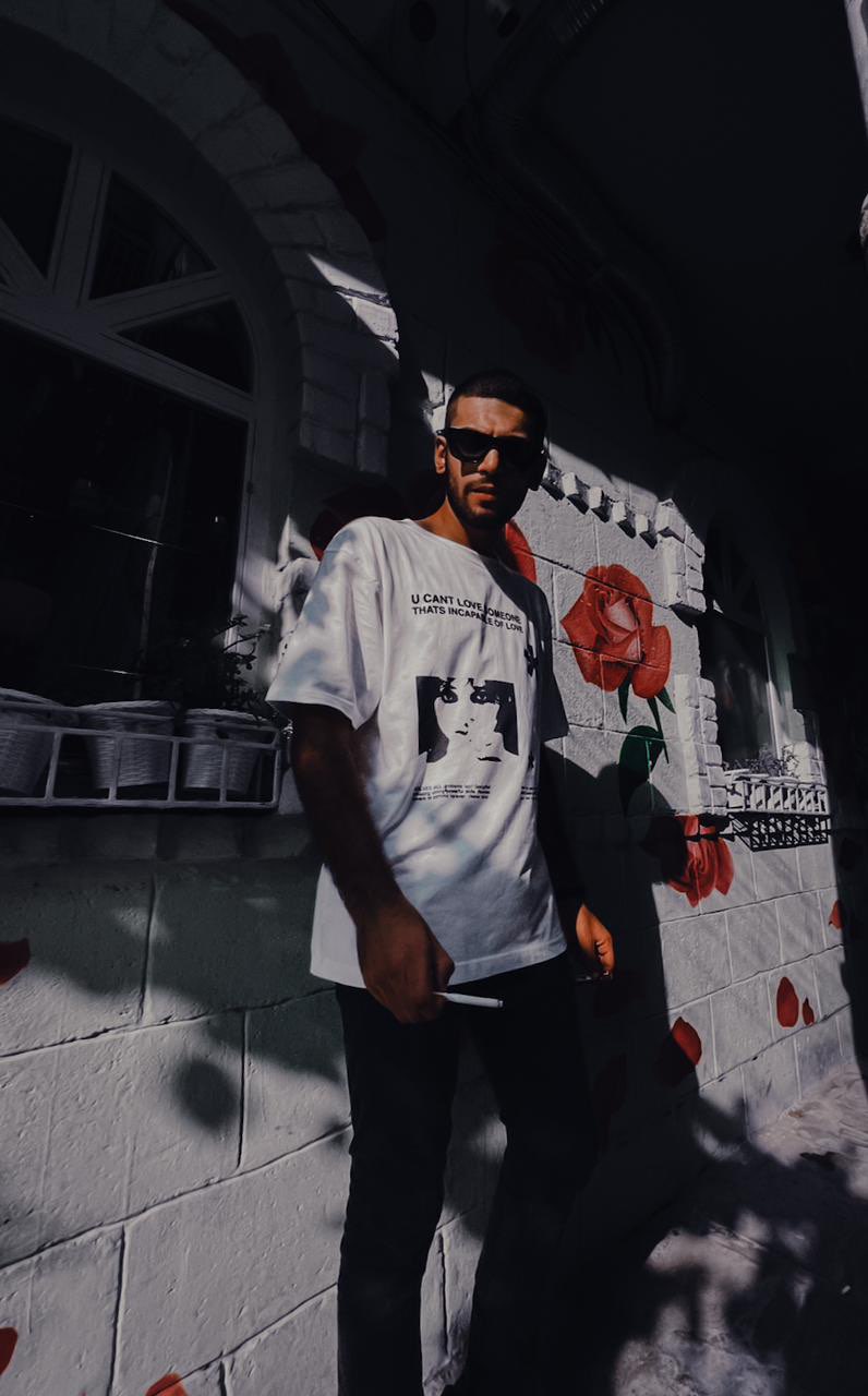 narcissist oversized tee