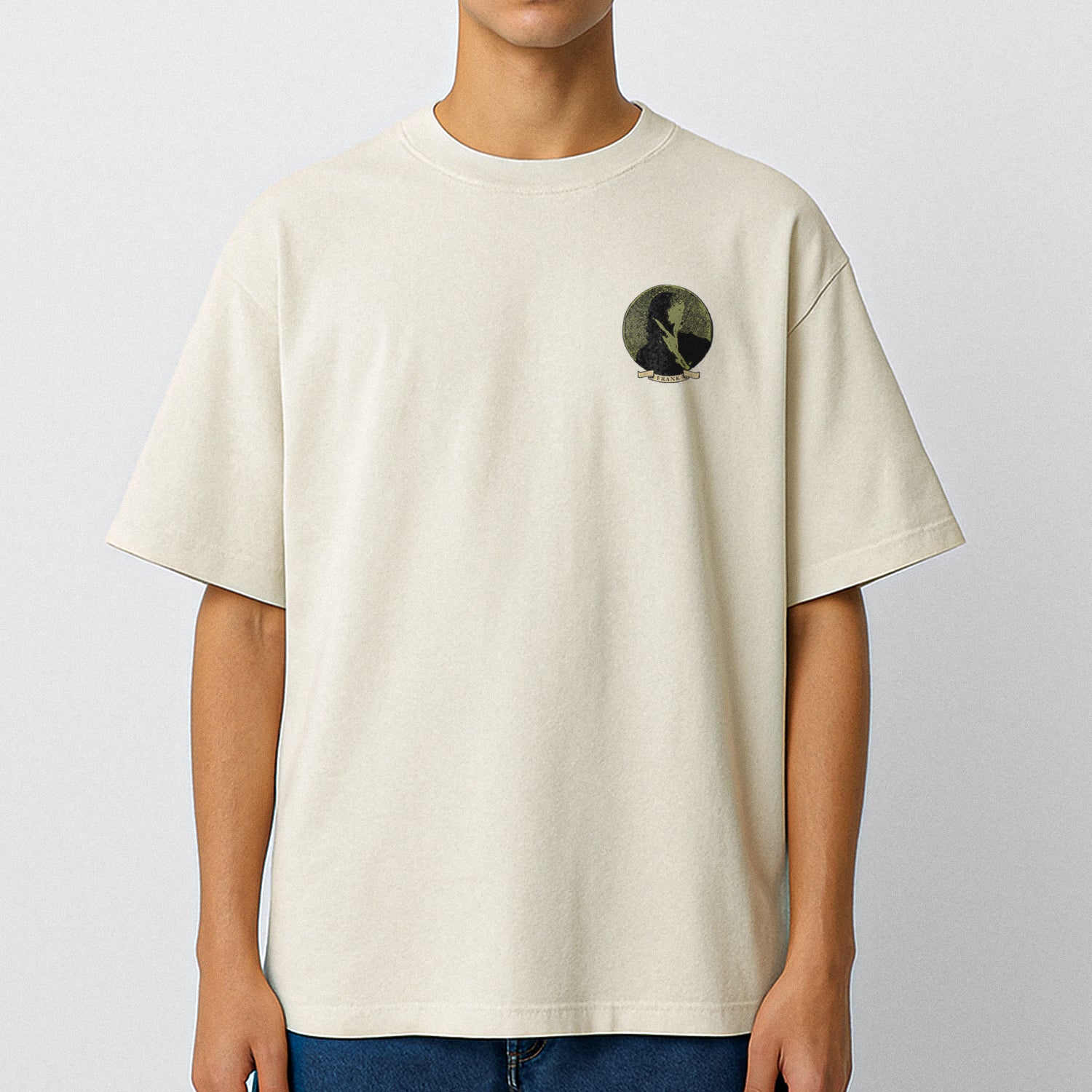 frank stamp heavyweight oversized t-shirt