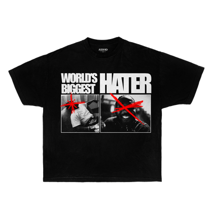word's biggest hater oversized tee
