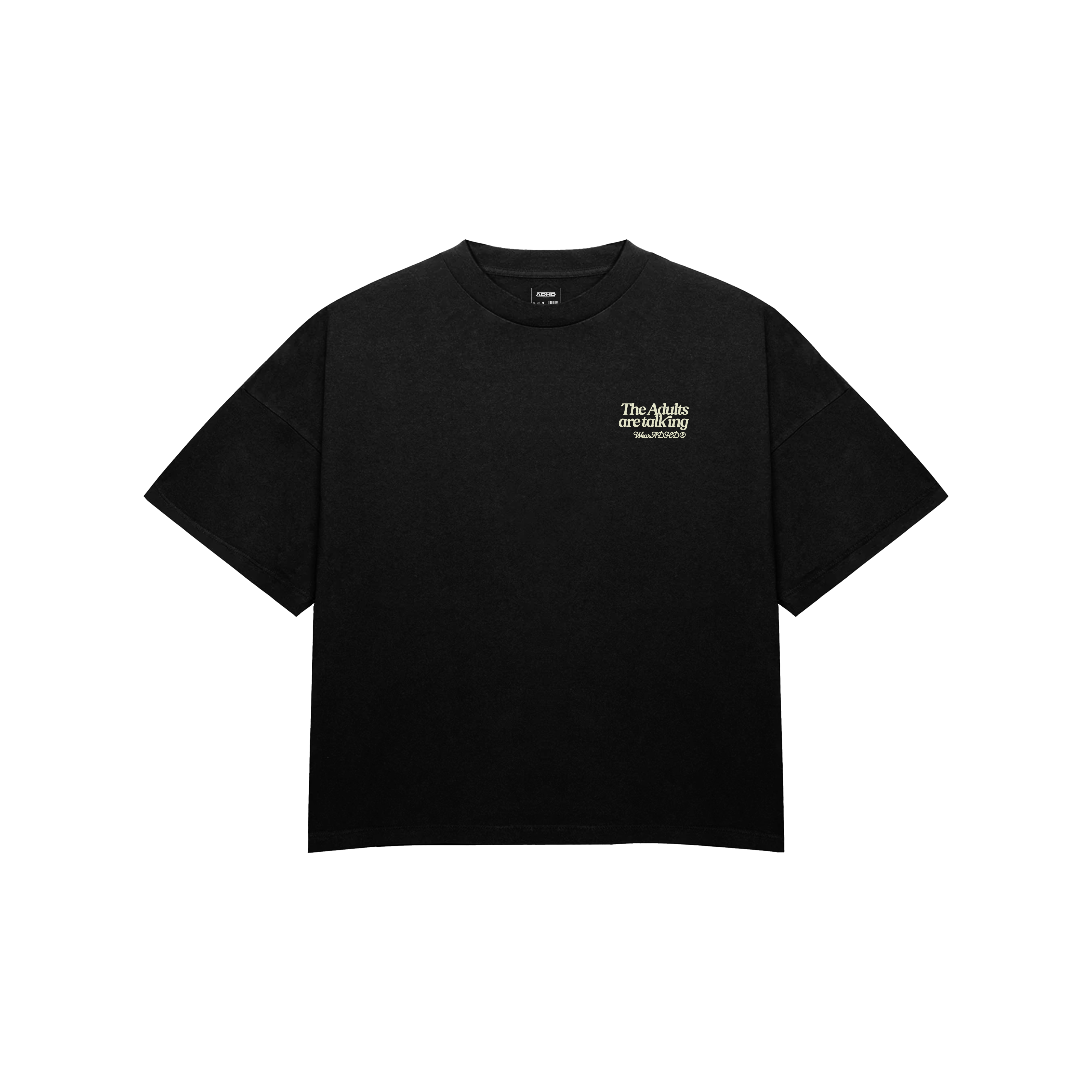 the adults are talking oversized tee