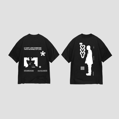 narcissist oversized tee