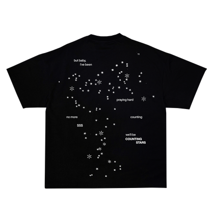 counting stars boxy fit heavyweight t-shirt