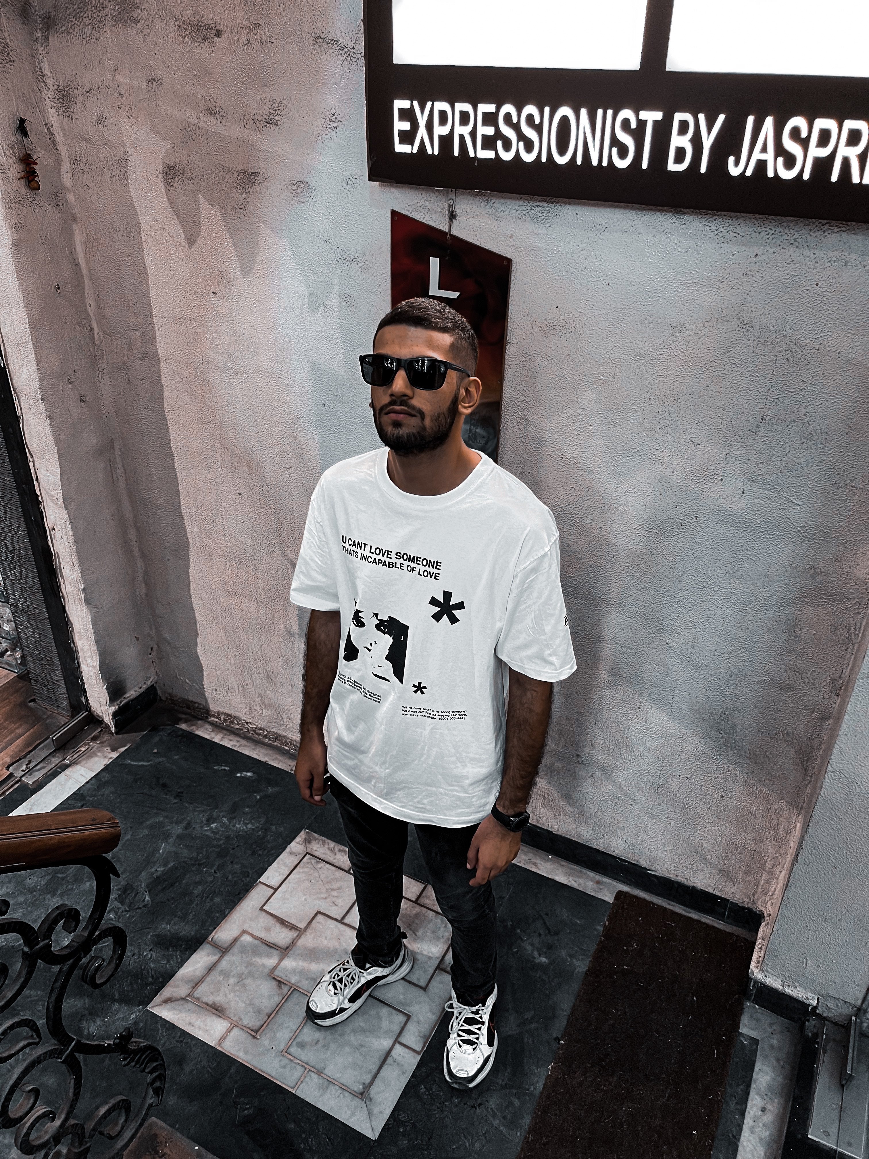 narcissist oversized tee