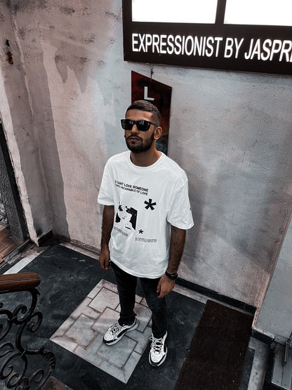 narcissist oversized tee
