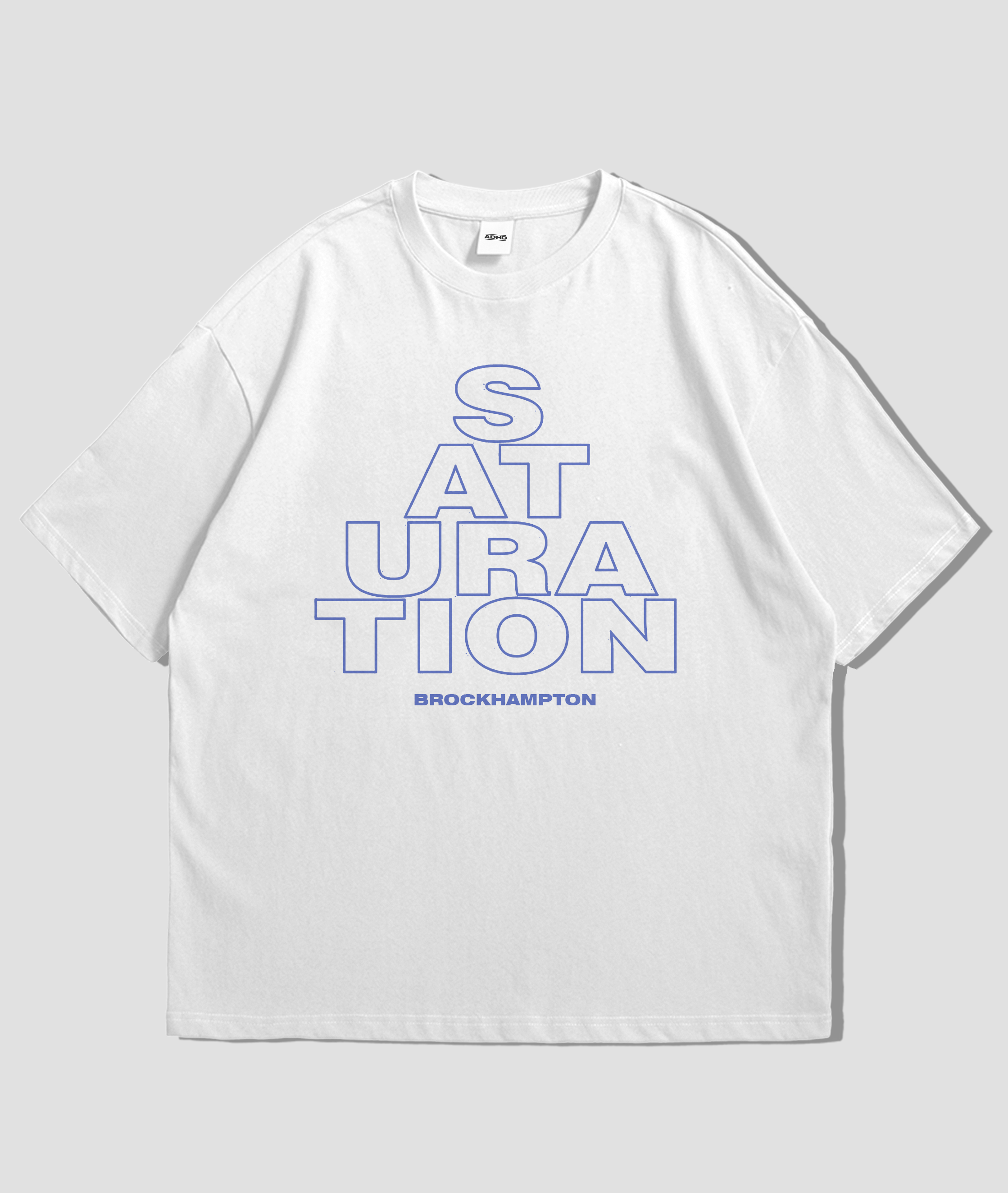 saturation brockhampton oversized tee
