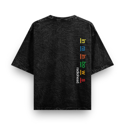 radiohead in rainbows washed v3 oversized tee