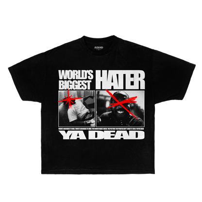 word's biggest hater oversized tee