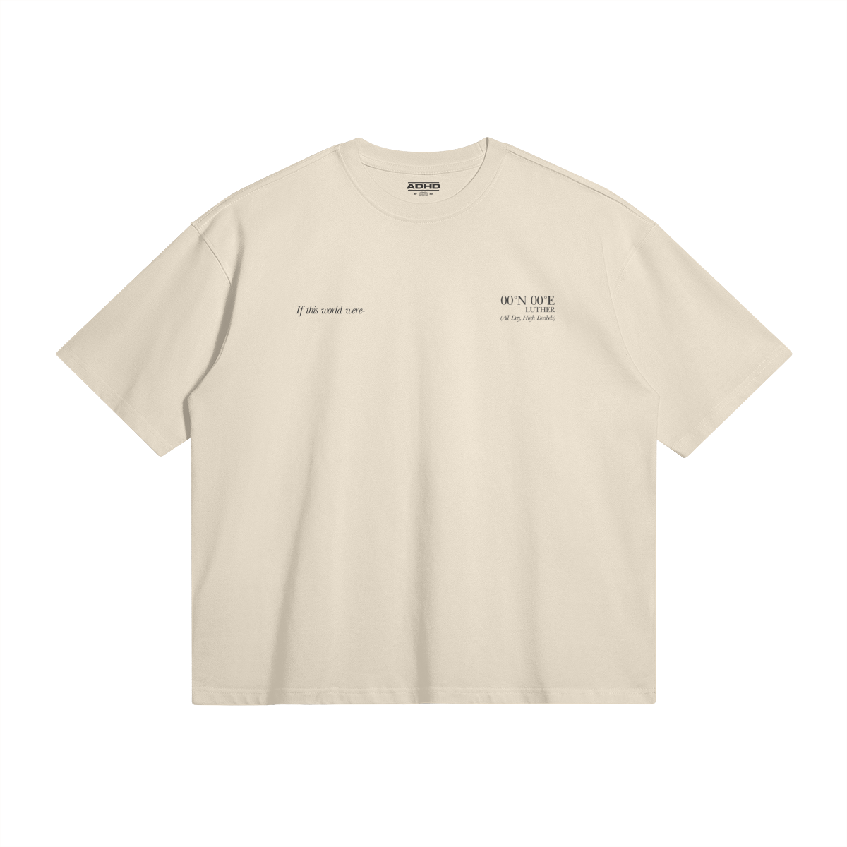luther heavyweight oversized t-shirt
