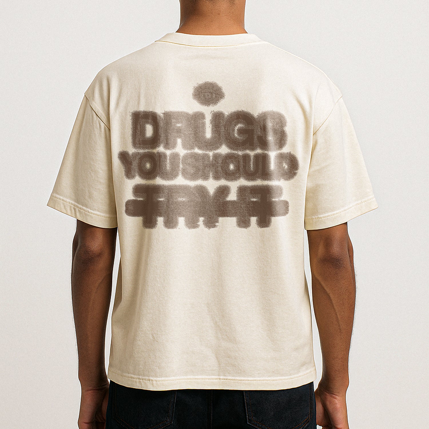 drugs heavyweight oversized t-shirt