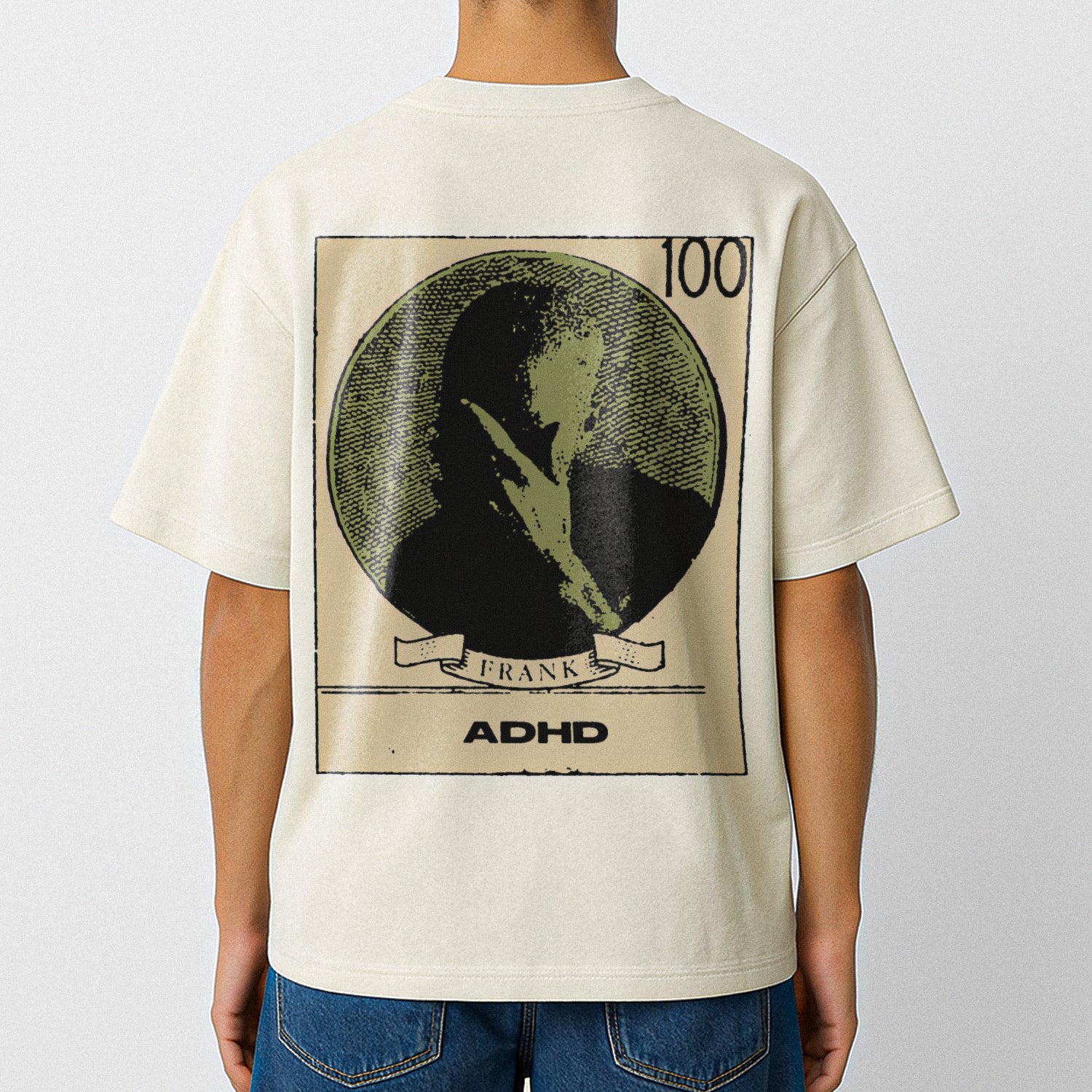 frank stamp heavyweight oversized t-shirt
