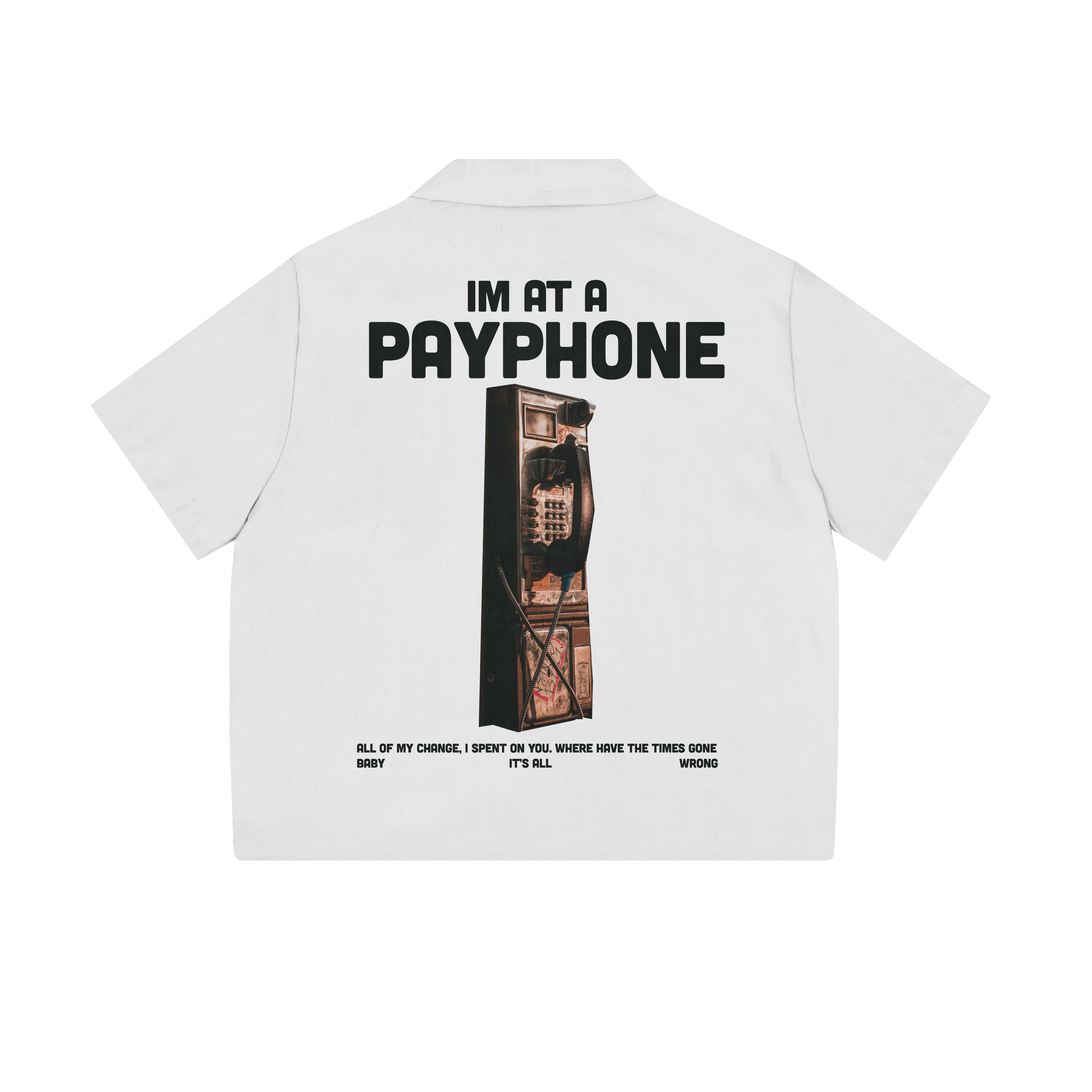 payphone heavyweight oversized shirt