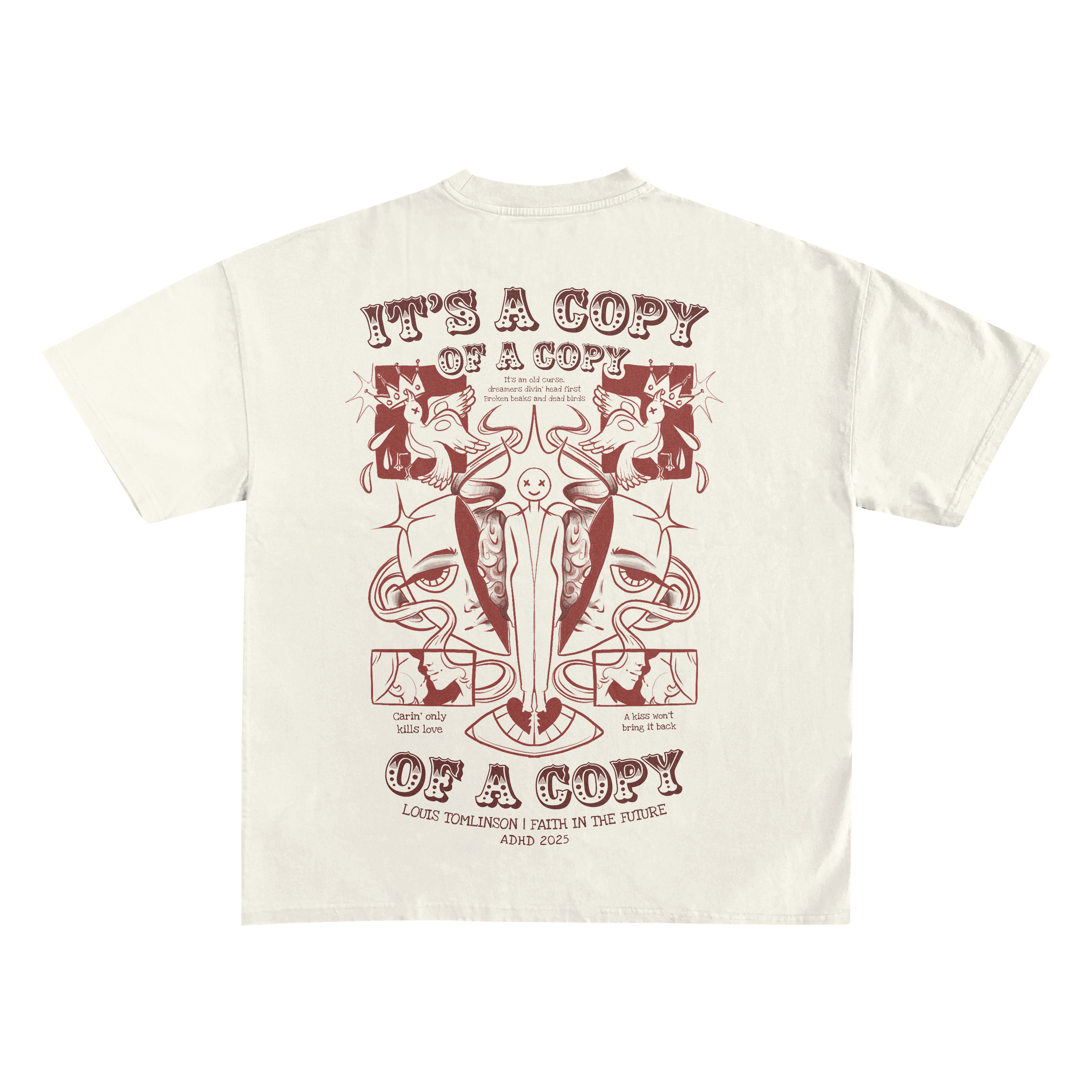 copy of a copy of a copy heavyweight oversized t-shirt