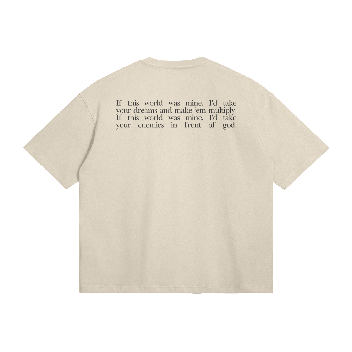 luther heavyweight oversized t-shirt