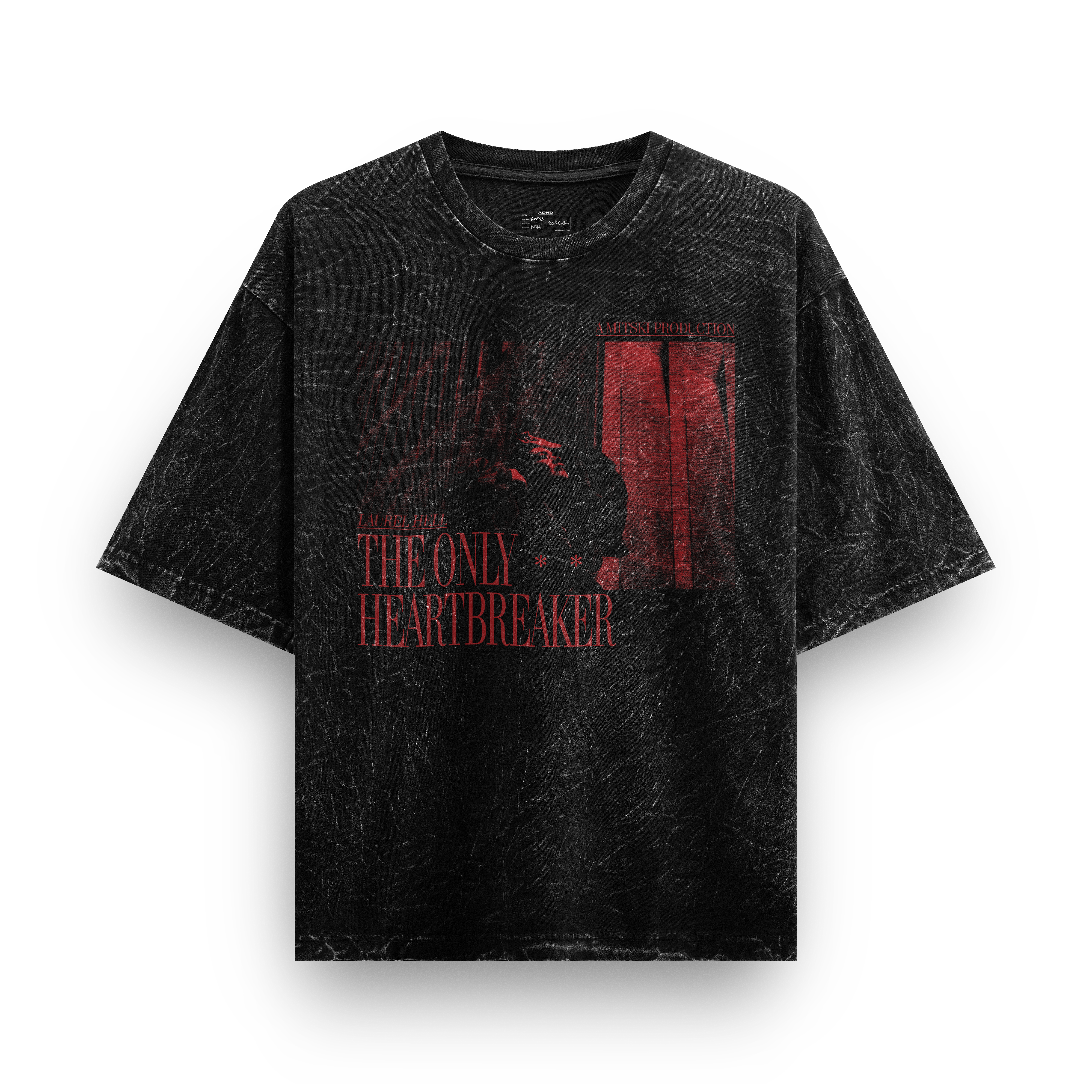 the only heartbreaker washed v3 oversized tee