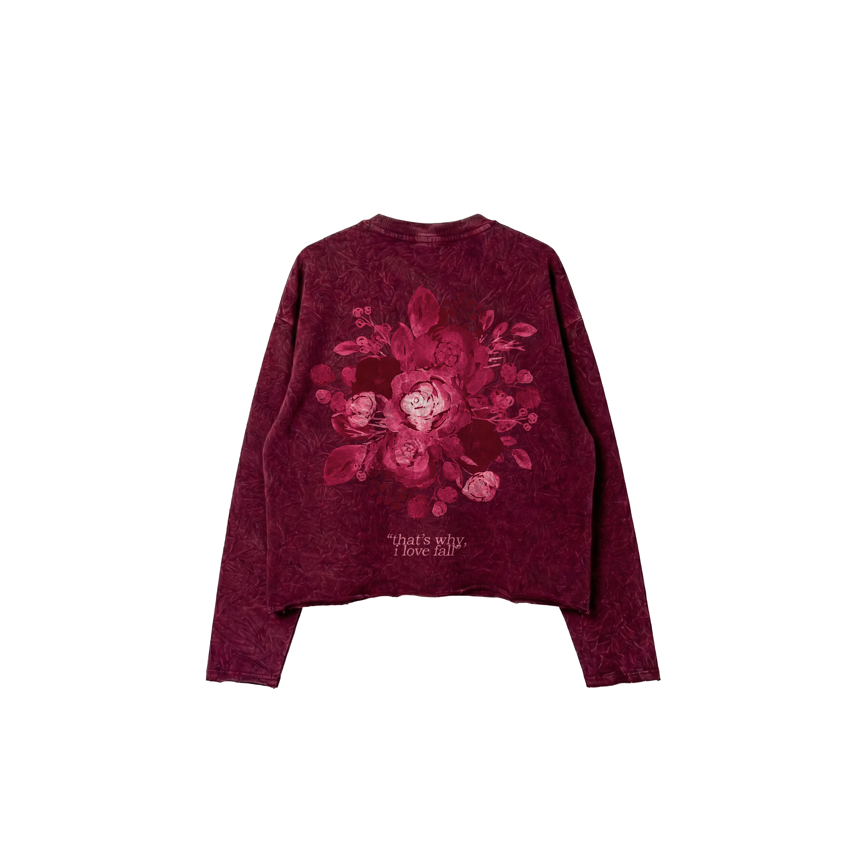 fell in love in oct washed boxy sweatshirt