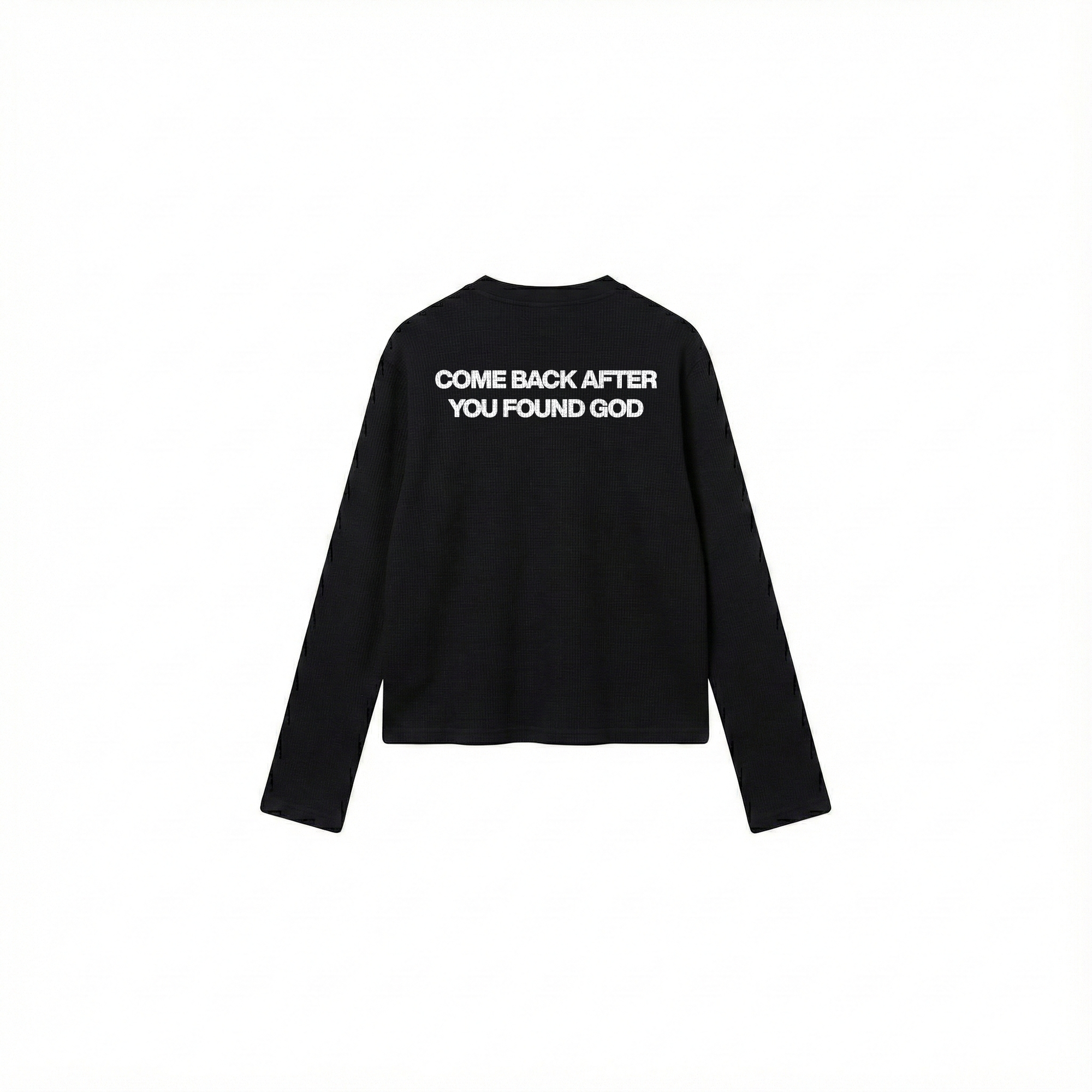 find god waffle oversized full sleeve