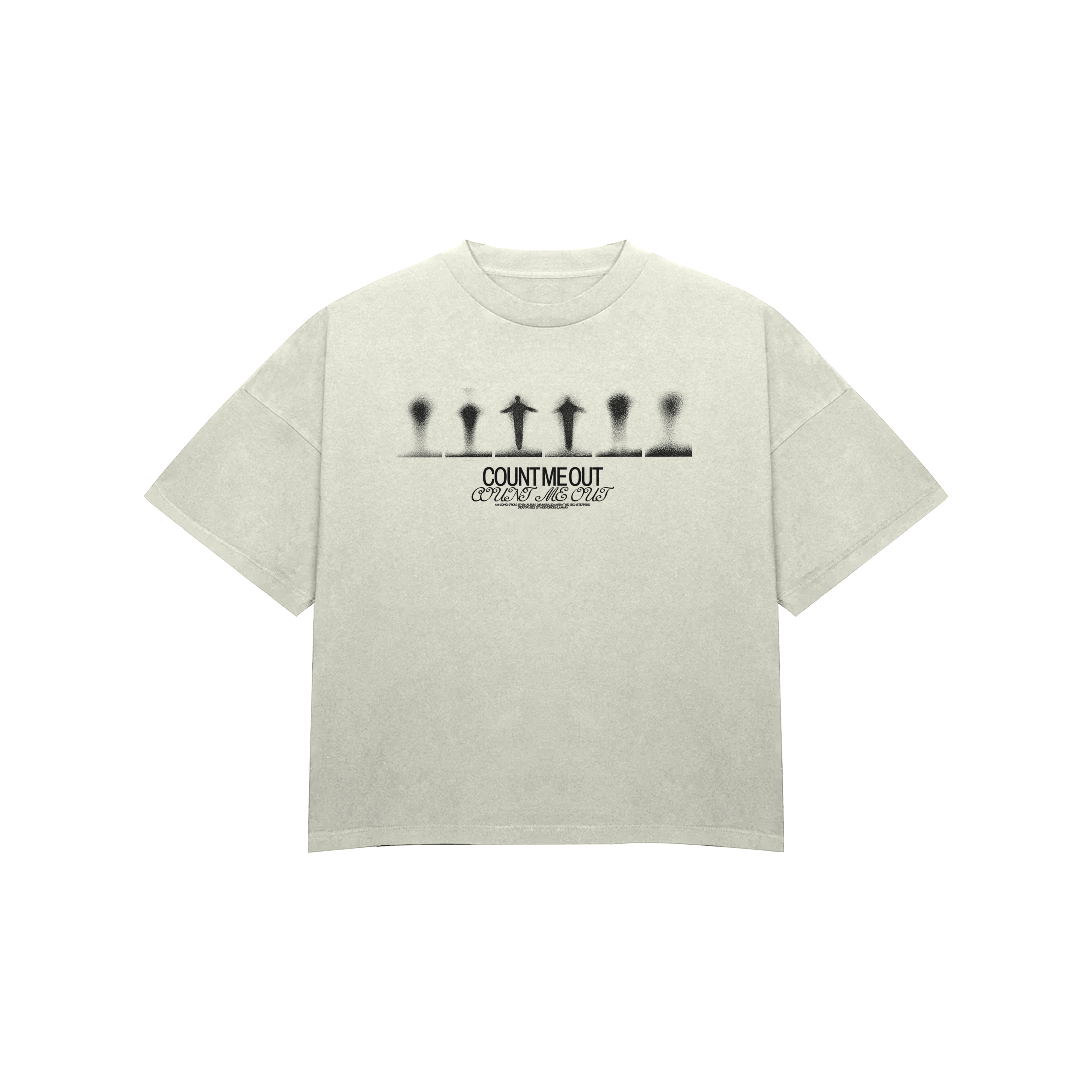 count me out oversized t-shirt