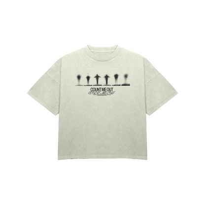 count me out oversized t-shirt