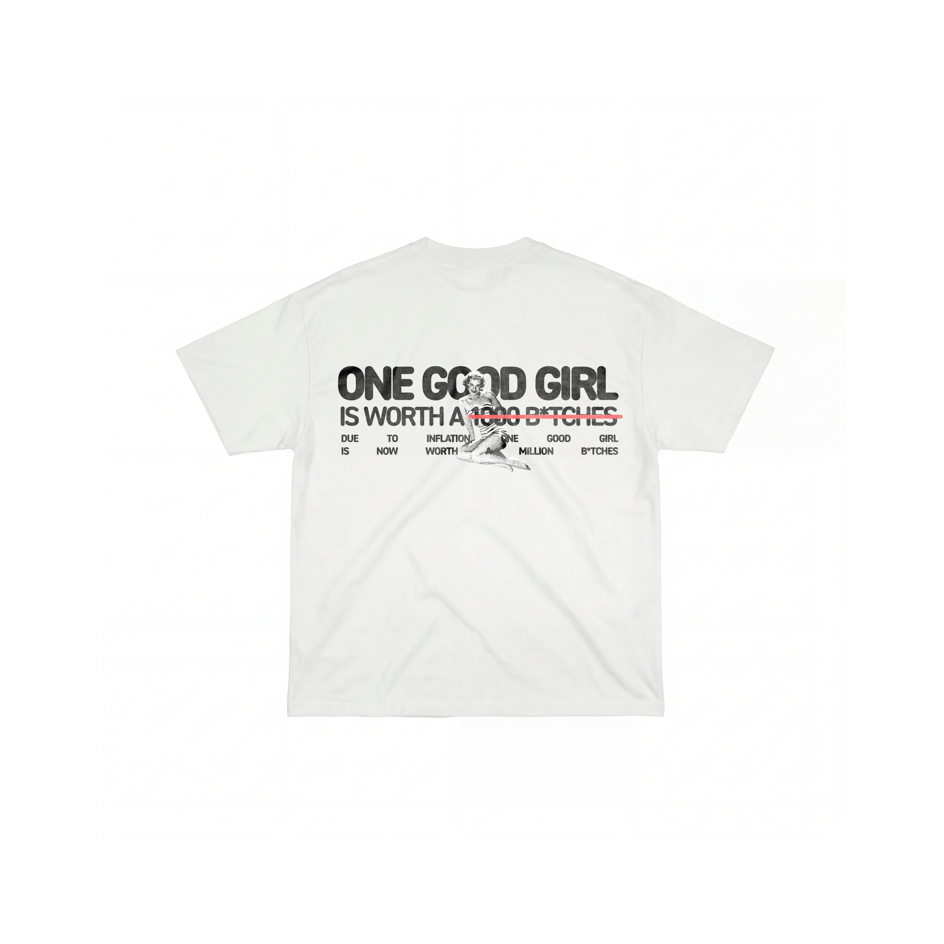 one good girl oversized tee