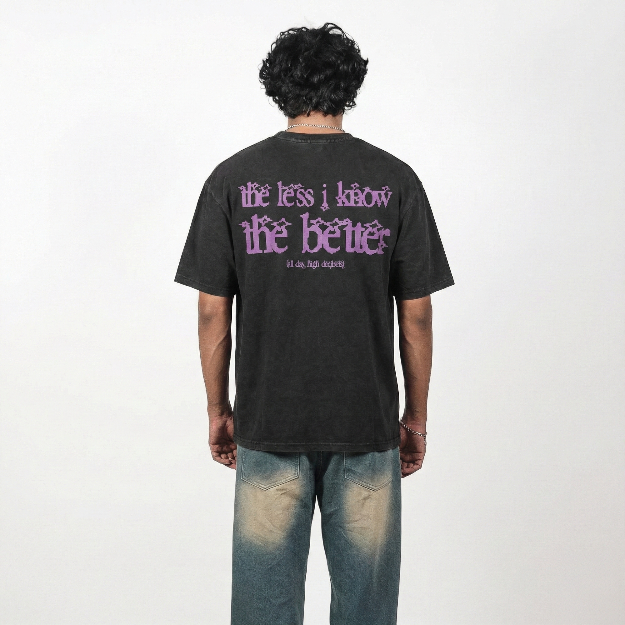 the less i know the better oversized tee