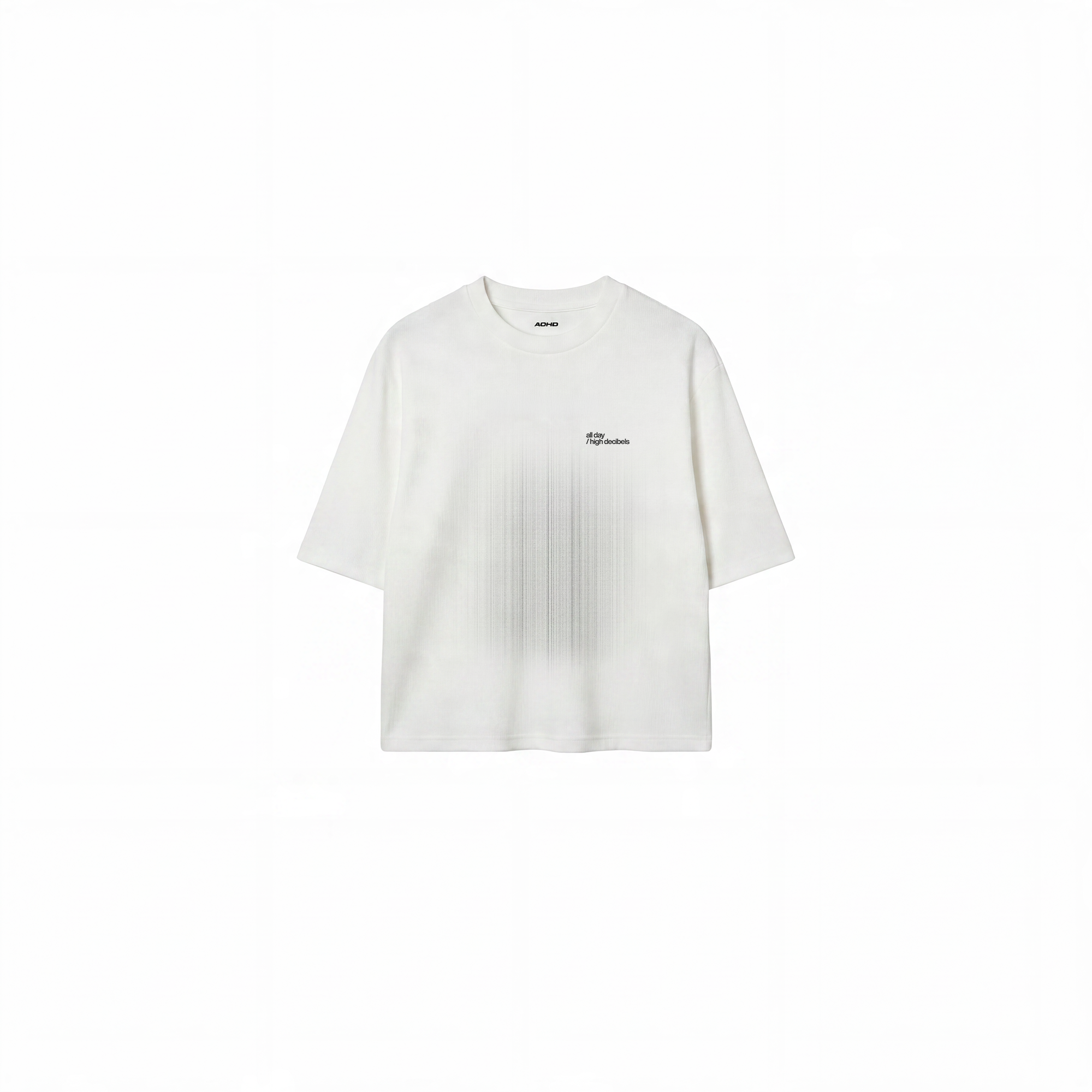 music money fashion waffle boxy tee