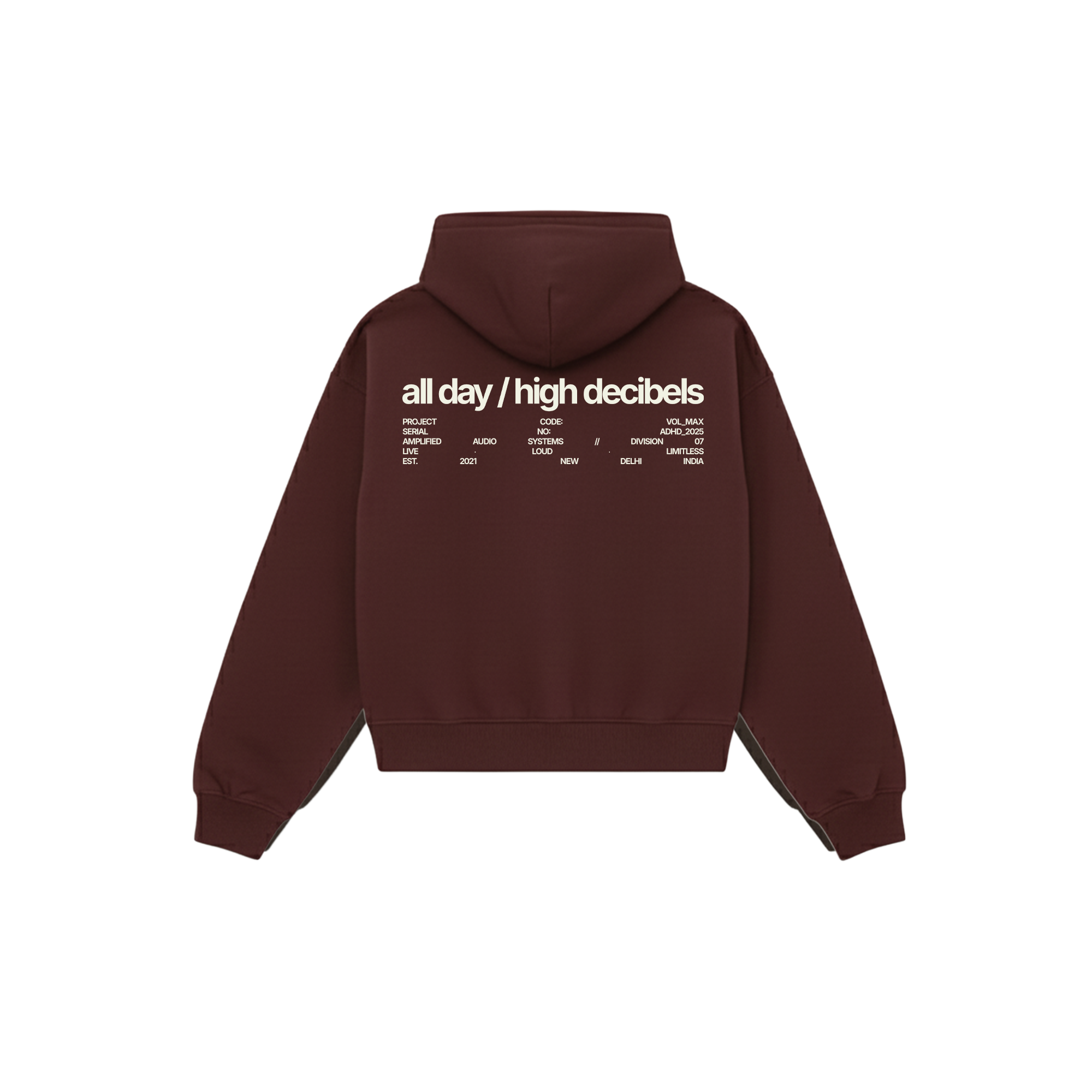 essential oversized hoodie - mocha brown