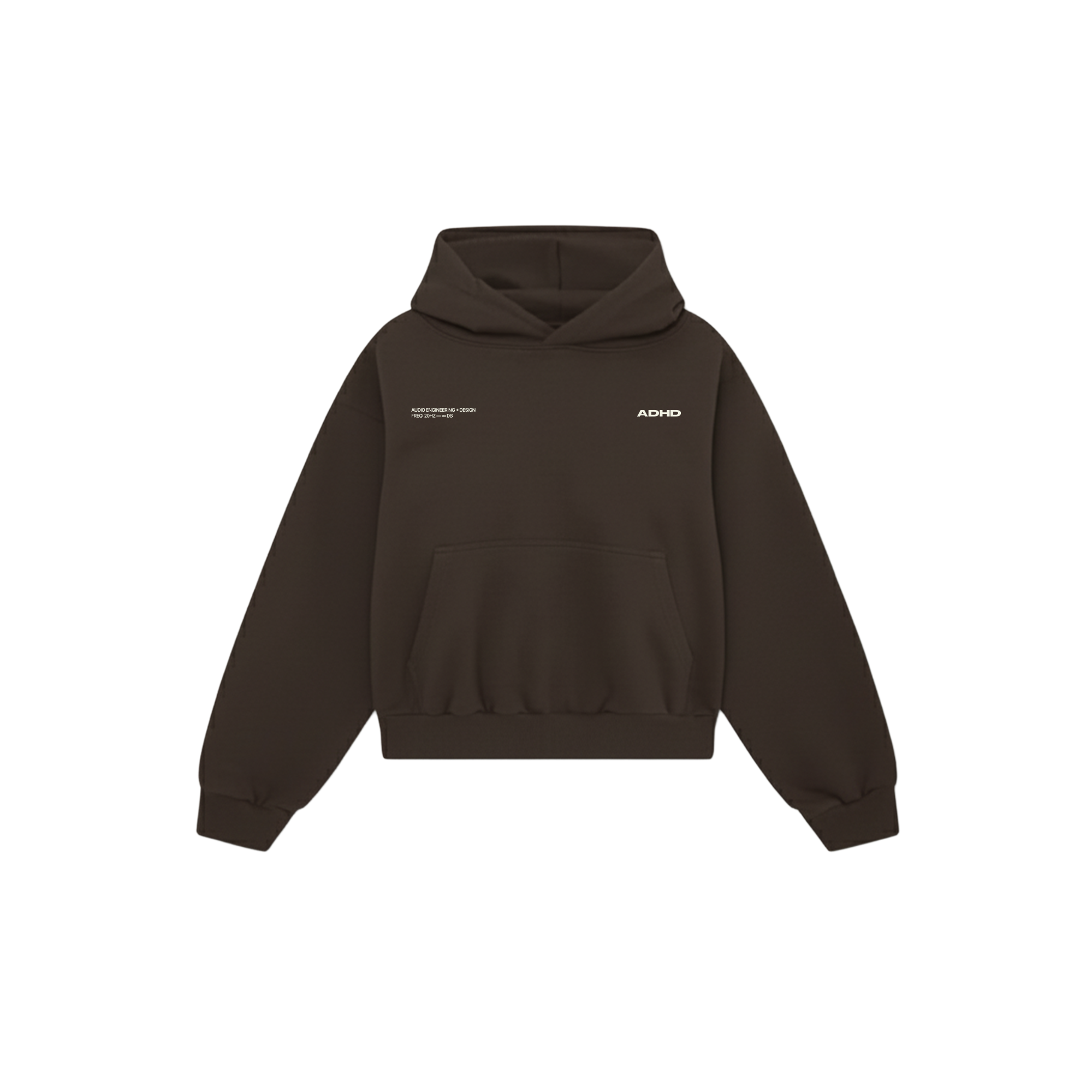 essential oversized hoodie - mocha brown