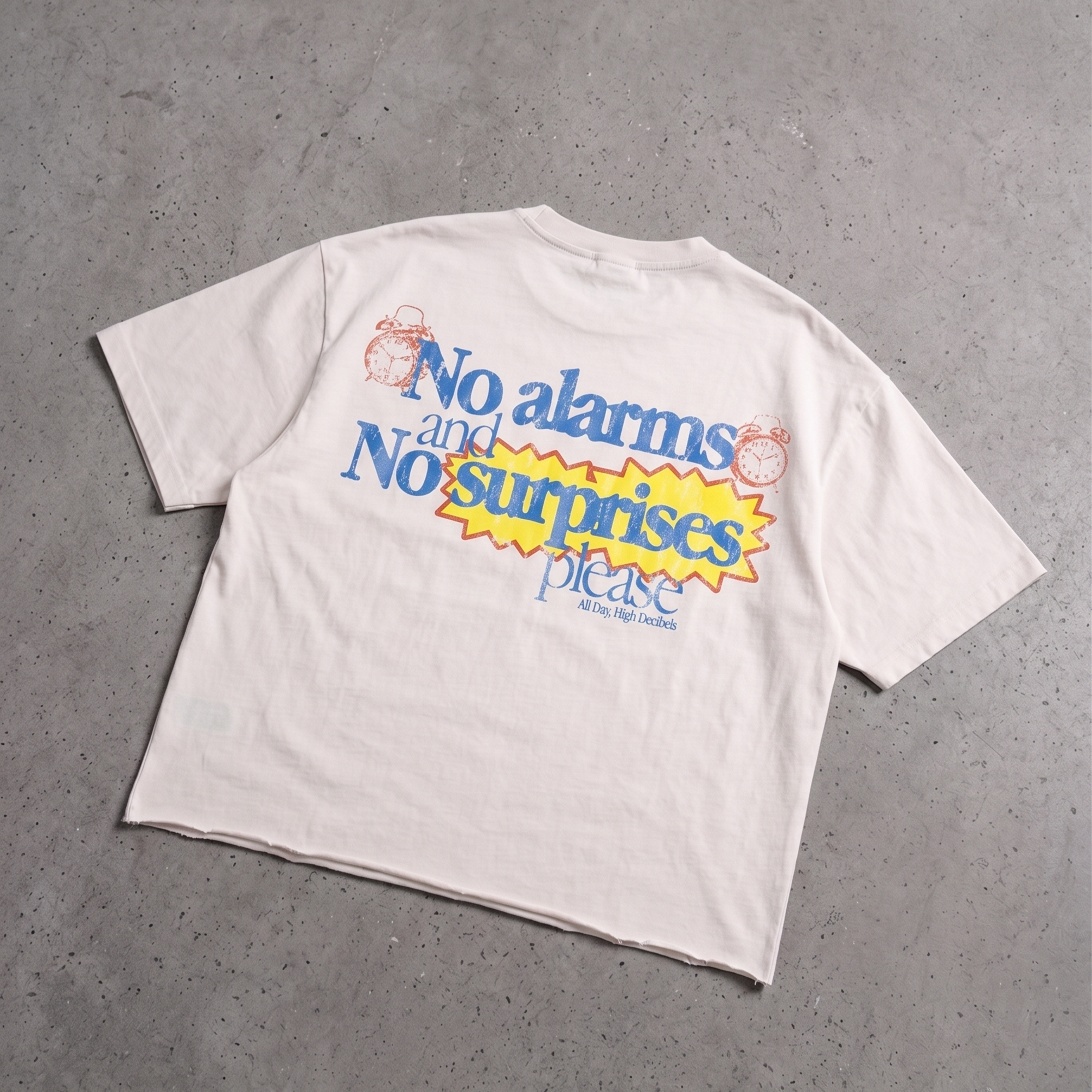 no surprises cropped tee