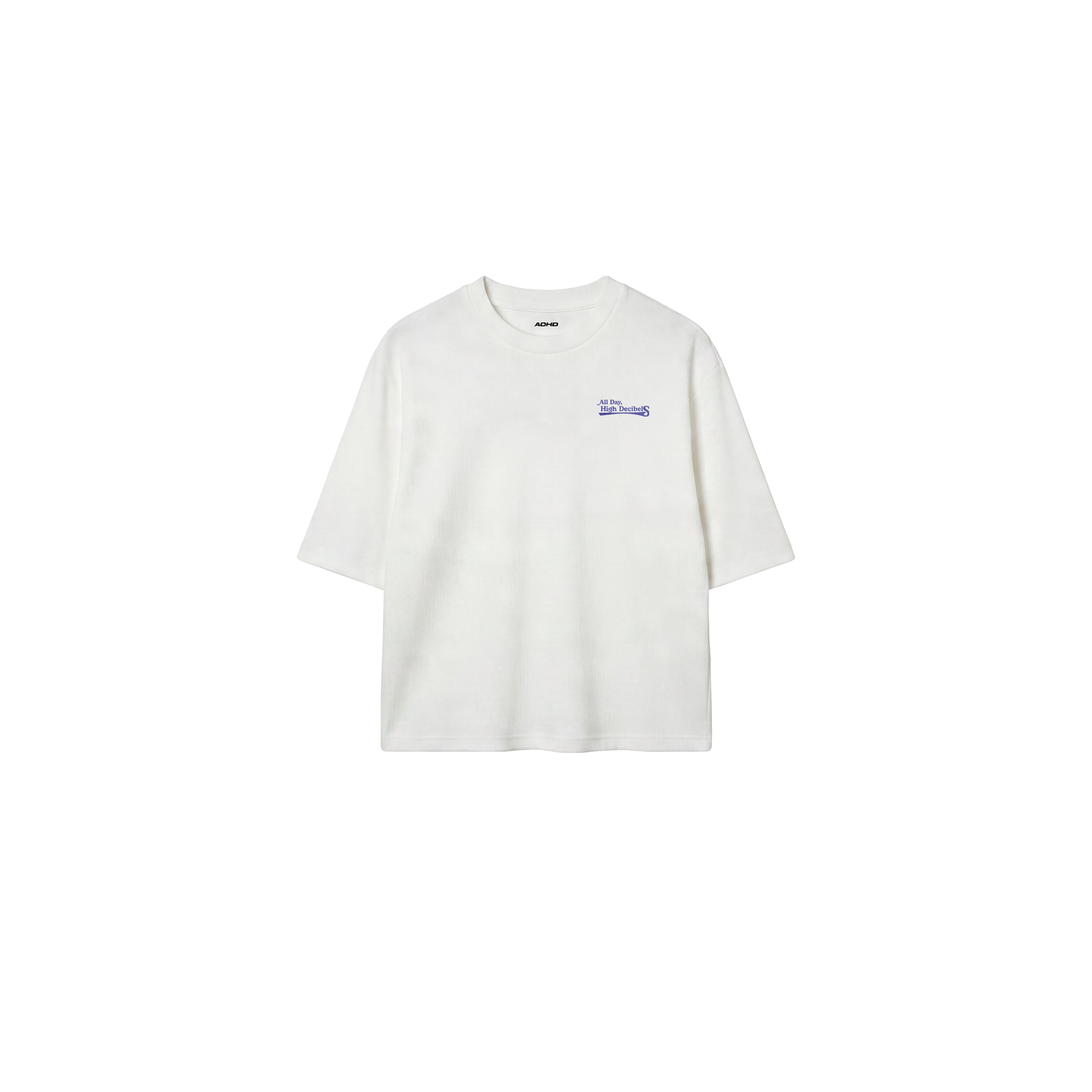riptide waffle boxy tee