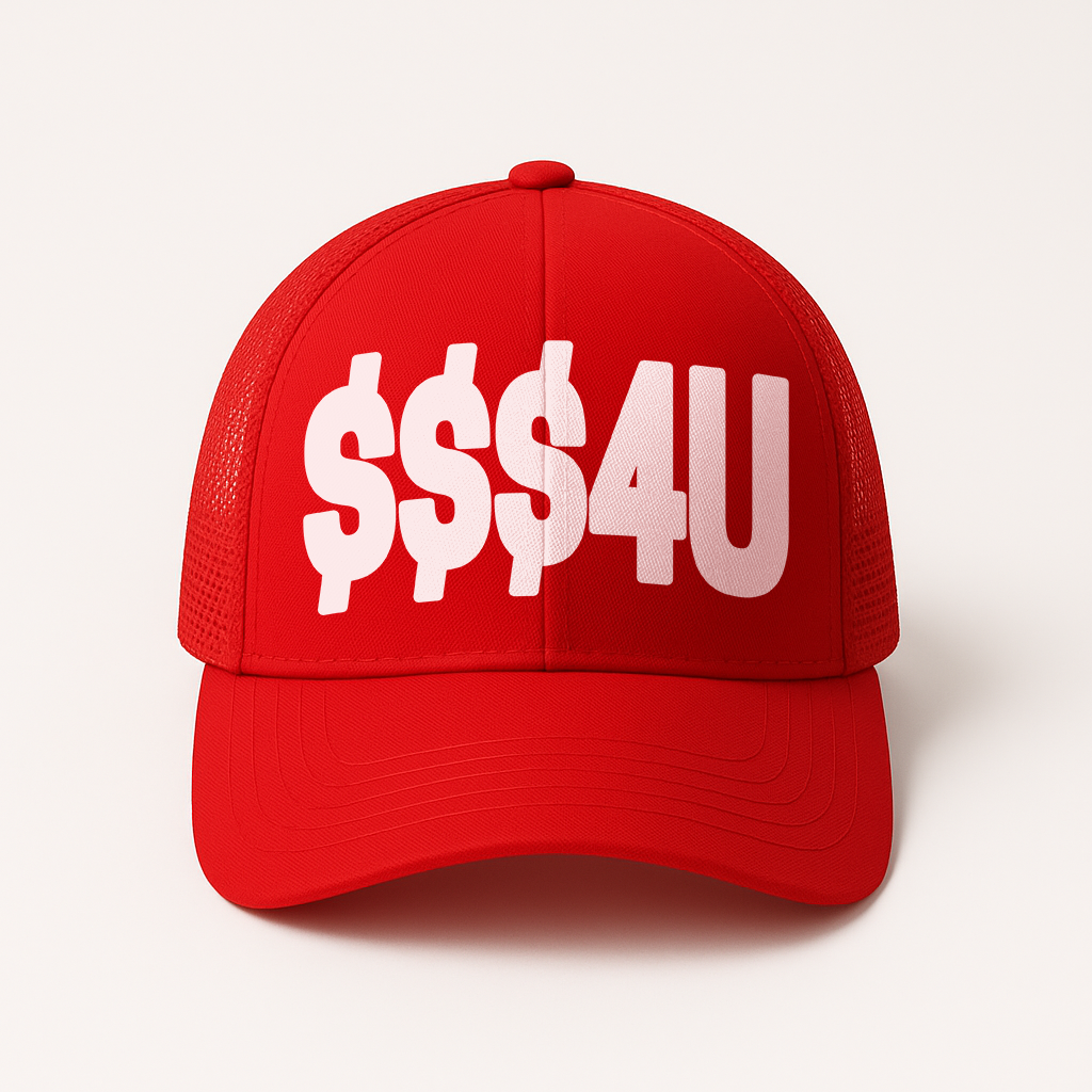 $$$4U trucker cap