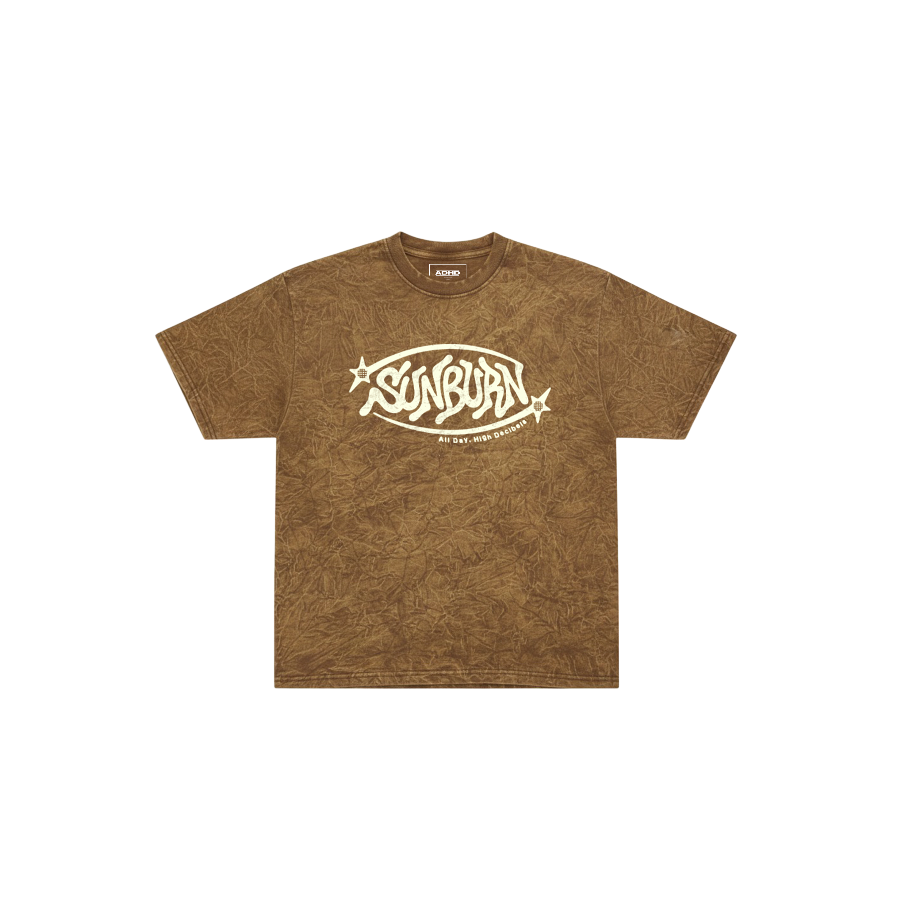 heatwave acid wash oversized tee