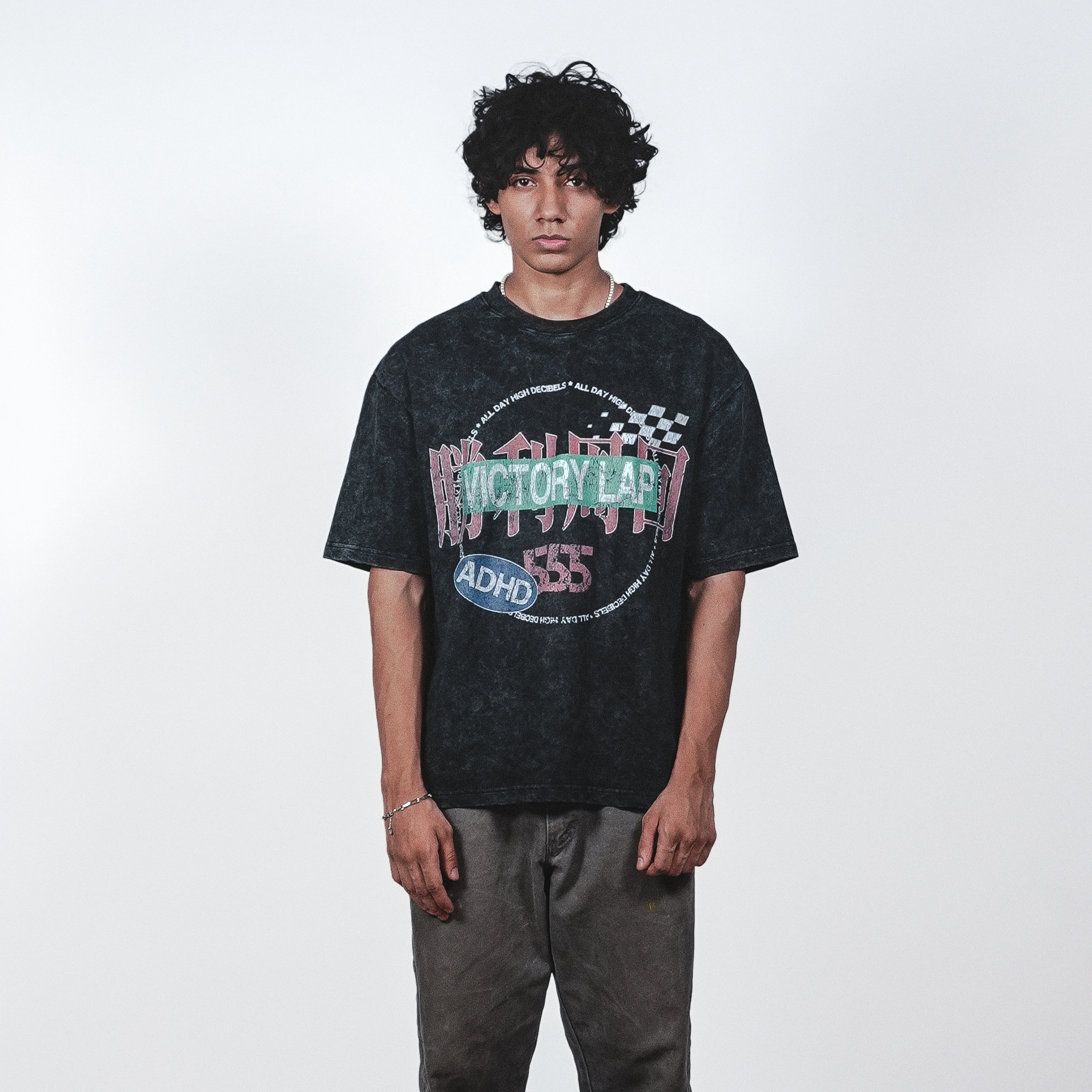 victory lap washed washed oversized tee